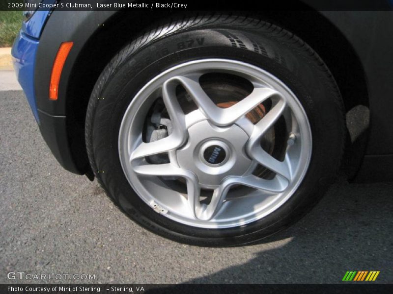 Laser Blue Metallic / Black/Grey 2009 Mini Cooper S Clubman