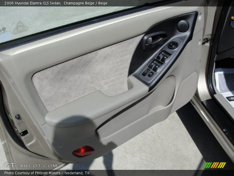 Champagne Beige / Beige 2006 Hyundai Elantra GLS Sedan
