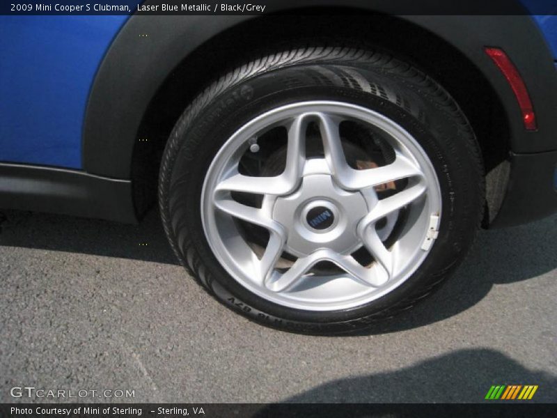 Laser Blue Metallic / Black/Grey 2009 Mini Cooper S Clubman