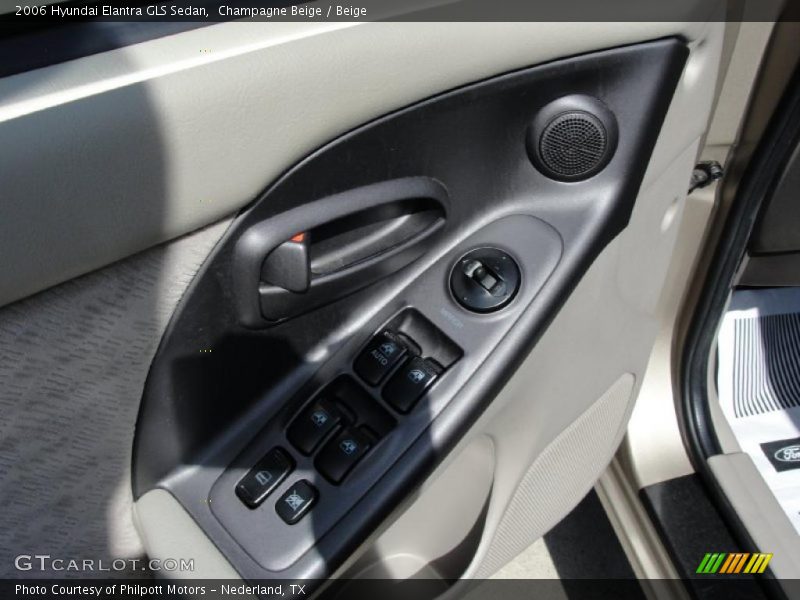 Champagne Beige / Beige 2006 Hyundai Elantra GLS Sedan
