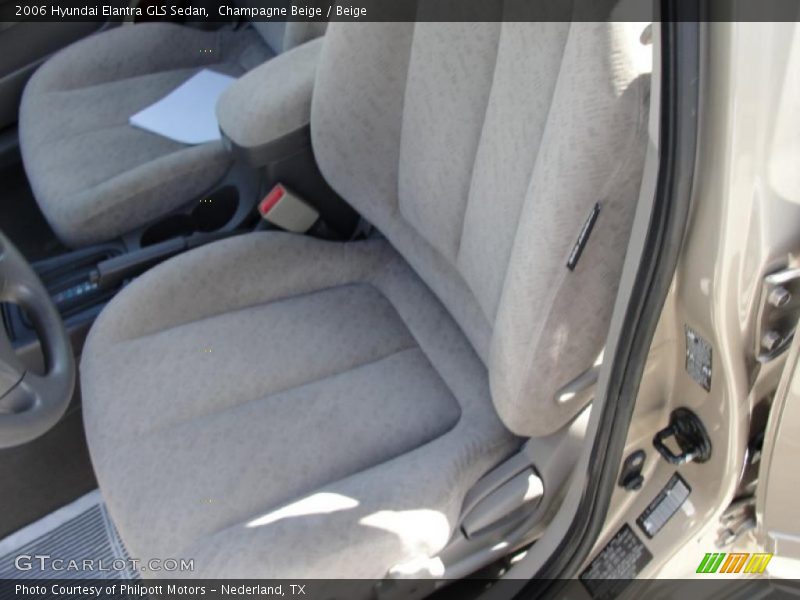 Champagne Beige / Beige 2006 Hyundai Elantra GLS Sedan