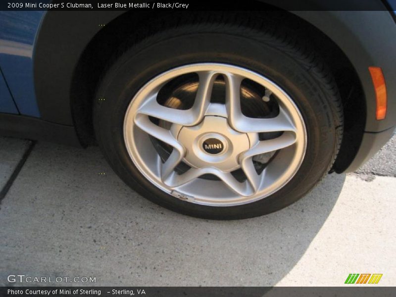 Laser Blue Metallic / Black/Grey 2009 Mini Cooper S Clubman