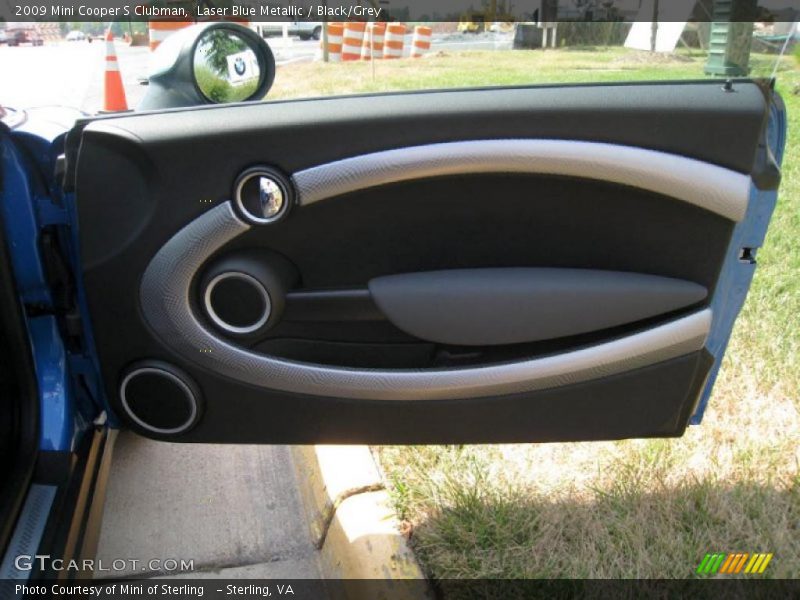 Laser Blue Metallic / Black/Grey 2009 Mini Cooper S Clubman