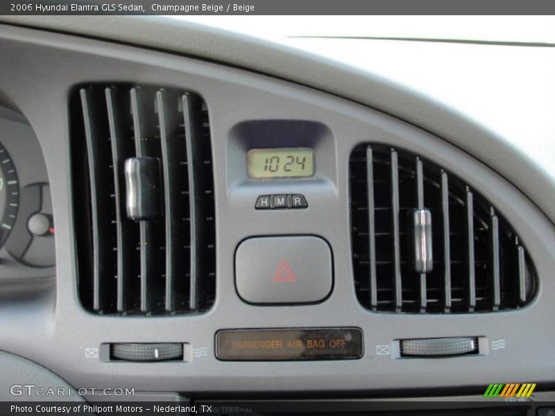 Champagne Beige / Beige 2006 Hyundai Elantra GLS Sedan