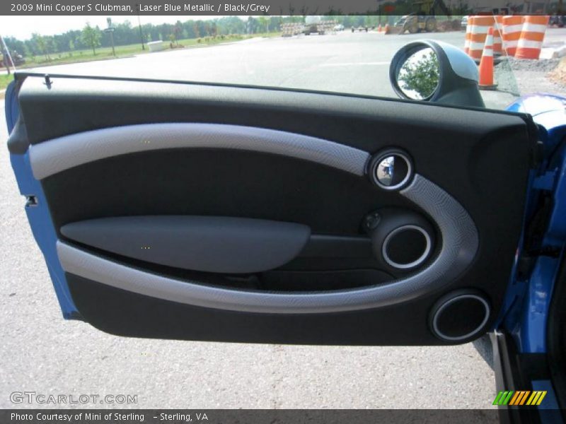 Laser Blue Metallic / Black/Grey 2009 Mini Cooper S Clubman