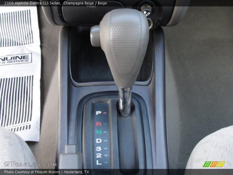 Champagne Beige / Beige 2006 Hyundai Elantra GLS Sedan