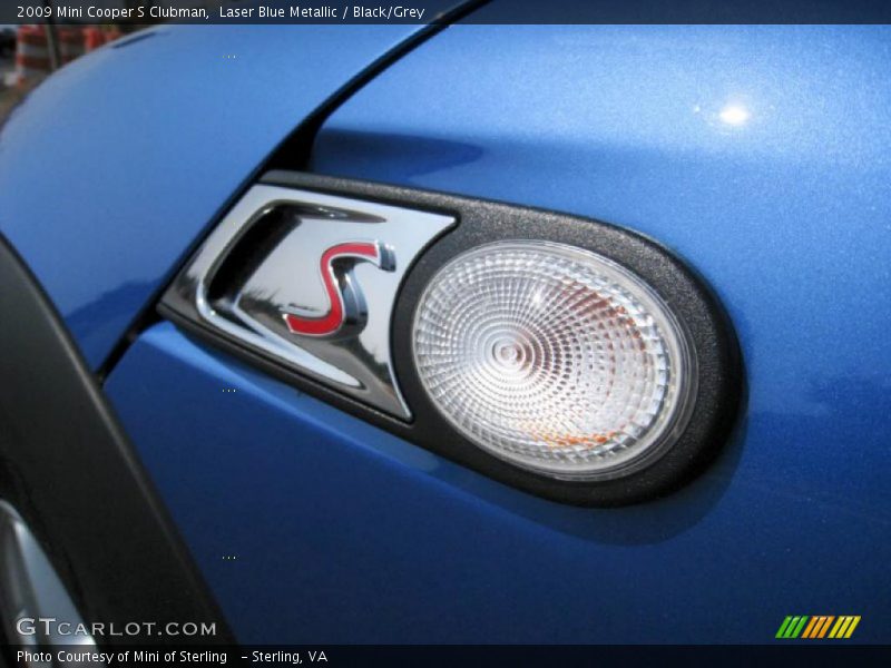 Laser Blue Metallic / Black/Grey 2009 Mini Cooper S Clubman