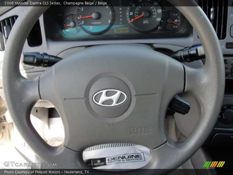 Champagne Beige / Beige 2006 Hyundai Elantra GLS Sedan