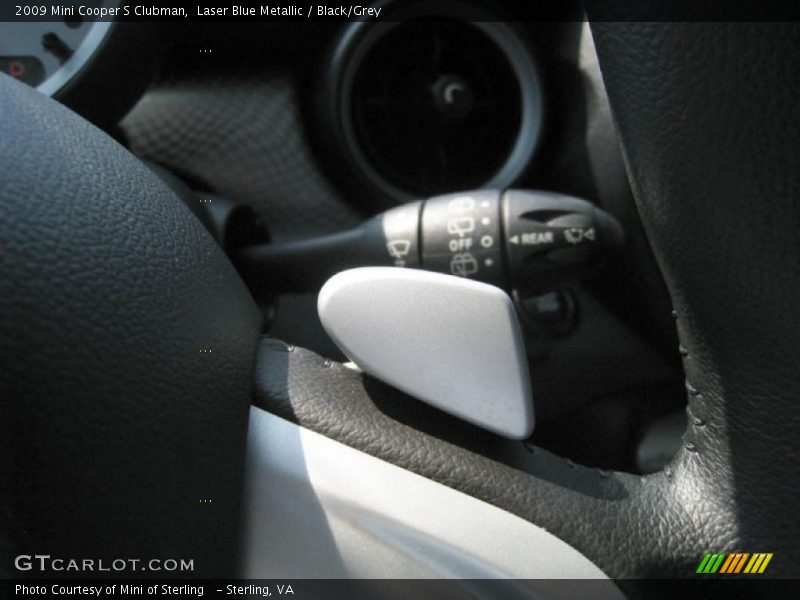 Laser Blue Metallic / Black/Grey 2009 Mini Cooper S Clubman