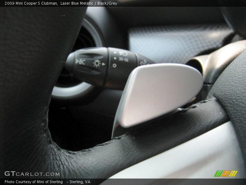 Laser Blue Metallic / Black/Grey 2009 Mini Cooper S Clubman