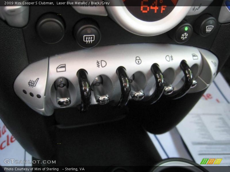 Laser Blue Metallic / Black/Grey 2009 Mini Cooper S Clubman