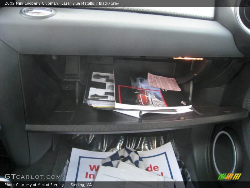 Laser Blue Metallic / Black/Grey 2009 Mini Cooper S Clubman