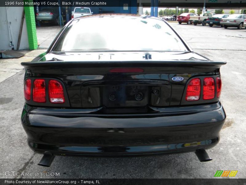 Black / Medium Graphite 1996 Ford Mustang V6 Coupe
