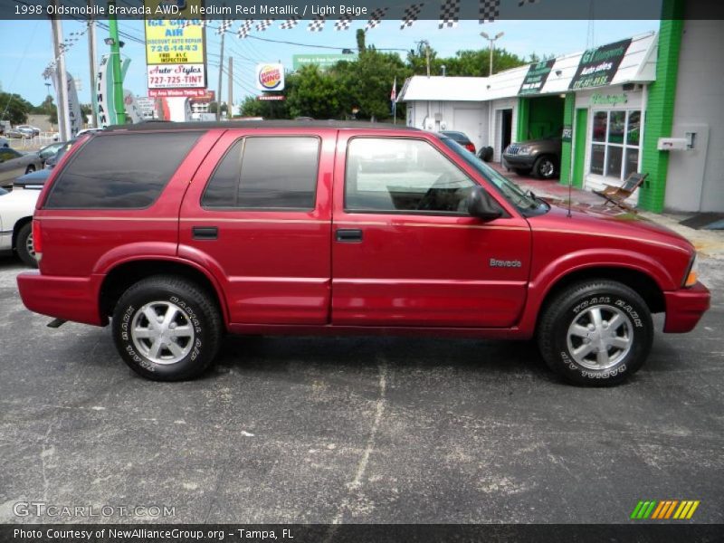 Medium Red Metallic / Light Beige 1998 Oldsmobile Bravada AWD