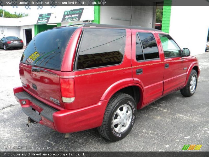 Medium Red Metallic / Light Beige 1998 Oldsmobile Bravada AWD