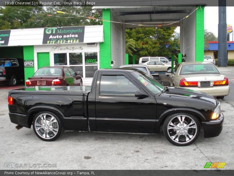 Onyx Black / Beige 1998 Chevrolet S10 Regular Cab