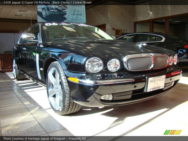 Black Cherry / Conker Brown 2006 Jaguar XJ Super V8 Portfolio
