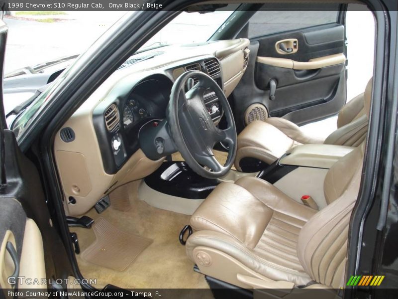 Onyx Black / Beige 1998 Chevrolet S10 Regular Cab
