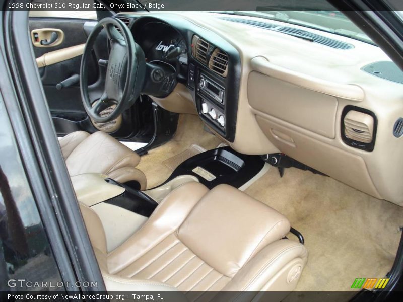 Onyx Black / Beige 1998 Chevrolet S10 Regular Cab
