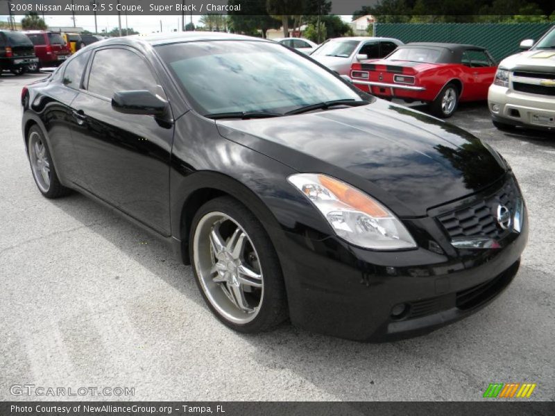 Super Black / Charcoal 2008 Nissan Altima 2.5 S Coupe