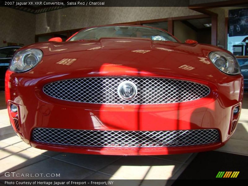 Salsa Red / Charcoal 2007 Jaguar XK XKR Convertible