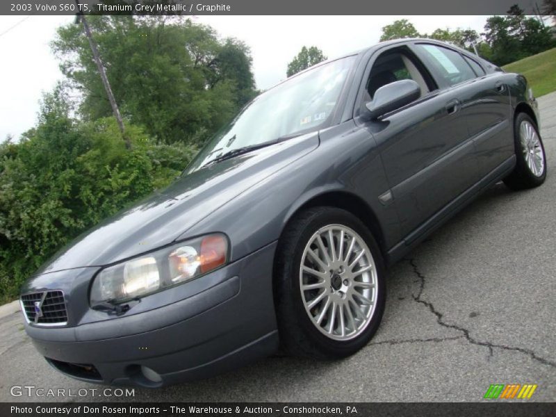 Titanium Grey Metallic / Graphite 2003 Volvo S60 T5