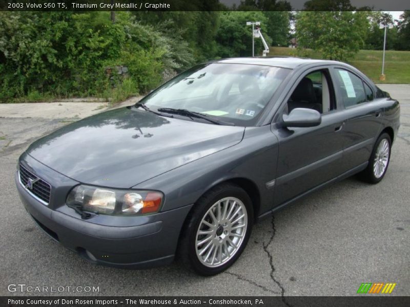 Titanium Grey Metallic / Graphite 2003 Volvo S60 T5