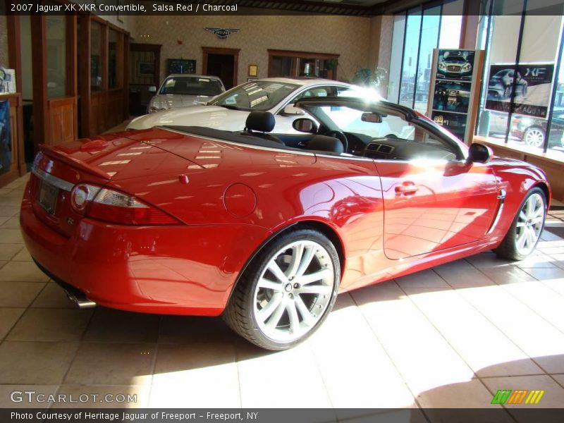 Salsa Red / Charcoal 2007 Jaguar XK XKR Convertible