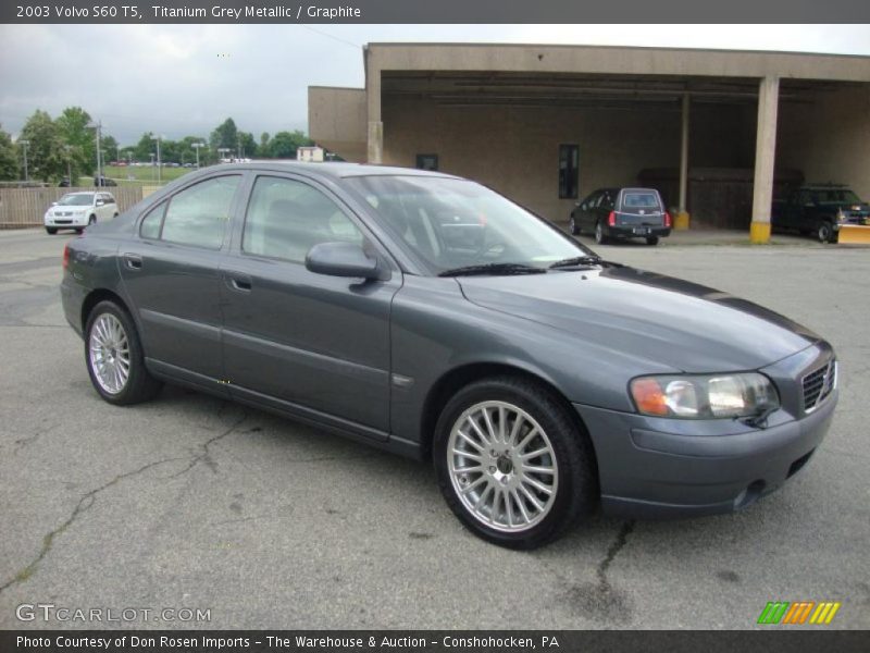 Titanium Grey Metallic / Graphite 2003 Volvo S60 T5