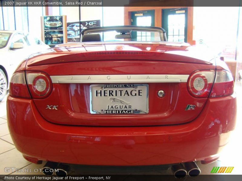 Salsa Red / Charcoal 2007 Jaguar XK XKR Convertible