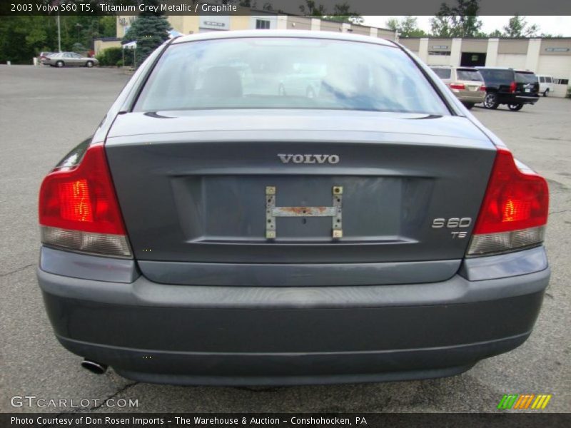 Titanium Grey Metallic / Graphite 2003 Volvo S60 T5