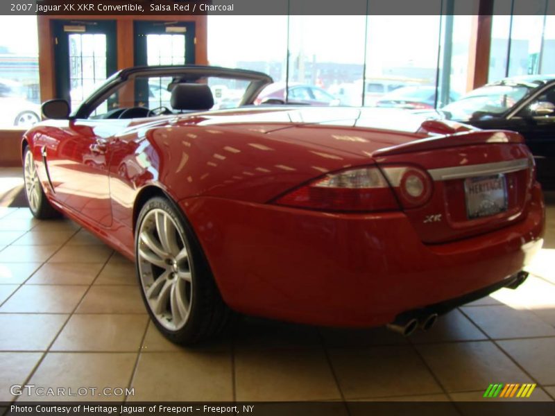 Salsa Red / Charcoal 2007 Jaguar XK XKR Convertible