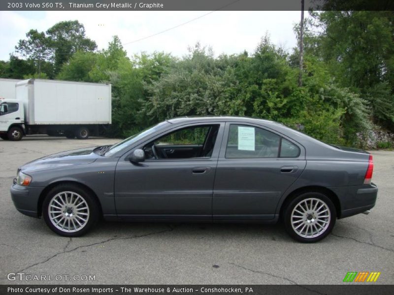 Titanium Grey Metallic / Graphite 2003 Volvo S60 T5