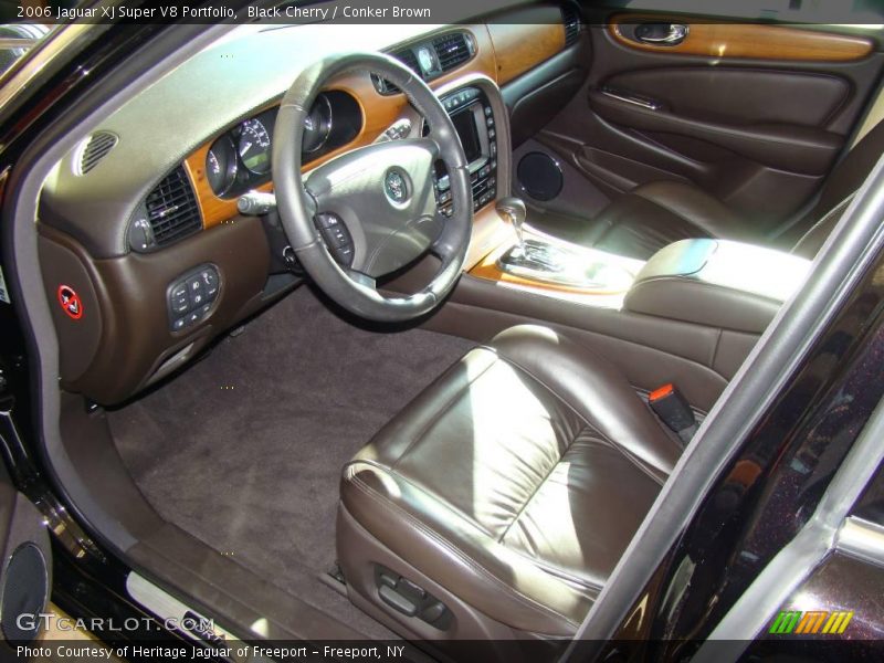 Black Cherry / Conker Brown 2006 Jaguar XJ Super V8 Portfolio