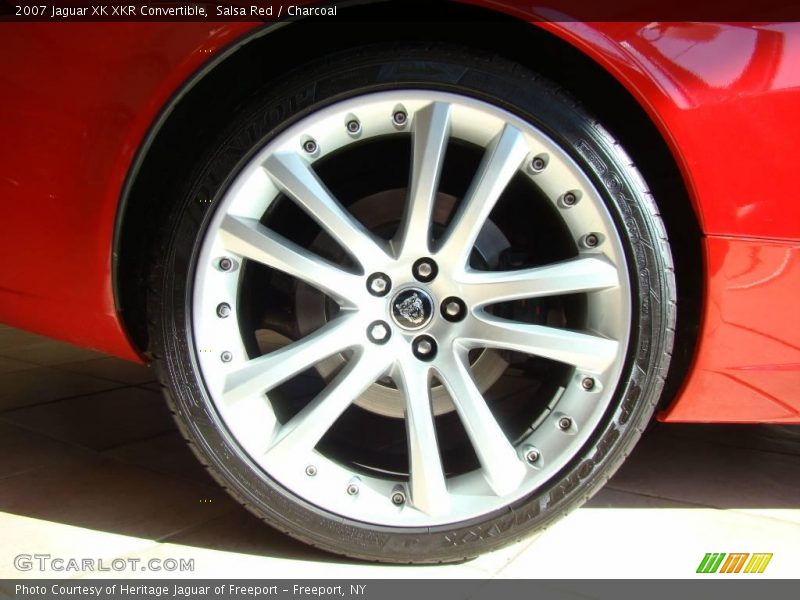 Salsa Red / Charcoal 2007 Jaguar XK XKR Convertible