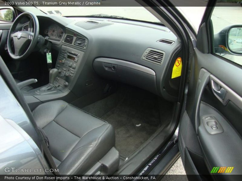Titanium Grey Metallic / Graphite 2003 Volvo S60 T5