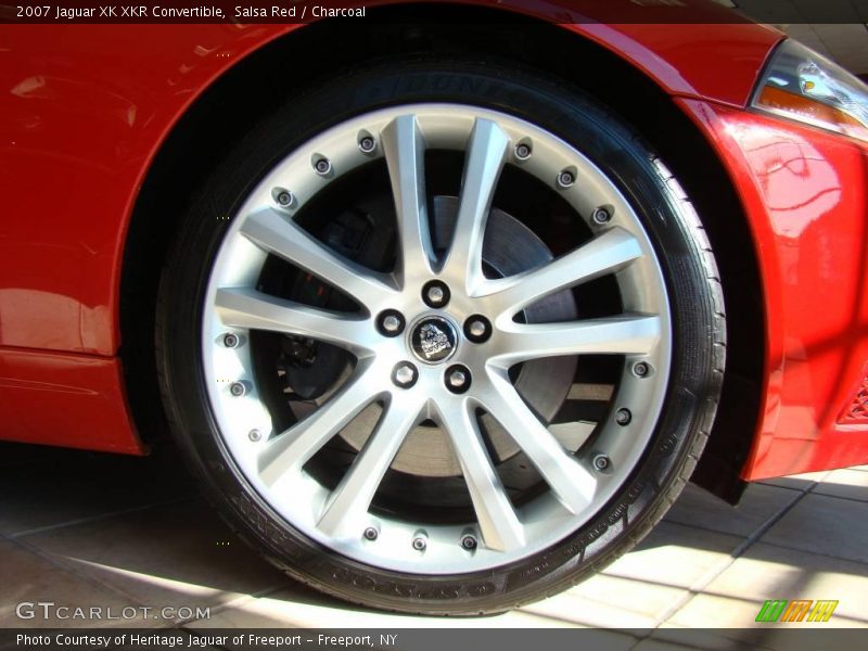 Salsa Red / Charcoal 2007 Jaguar XK XKR Convertible