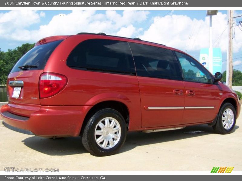 Inferno Red Pearl / Dark Khaki/Light Graystone 2006 Chrysler Town & Country Touring Signature Series