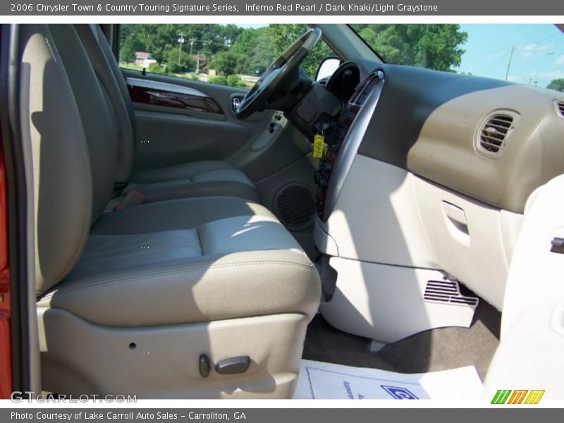 Inferno Red Pearl / Dark Khaki/Light Graystone 2006 Chrysler Town & Country Touring Signature Series