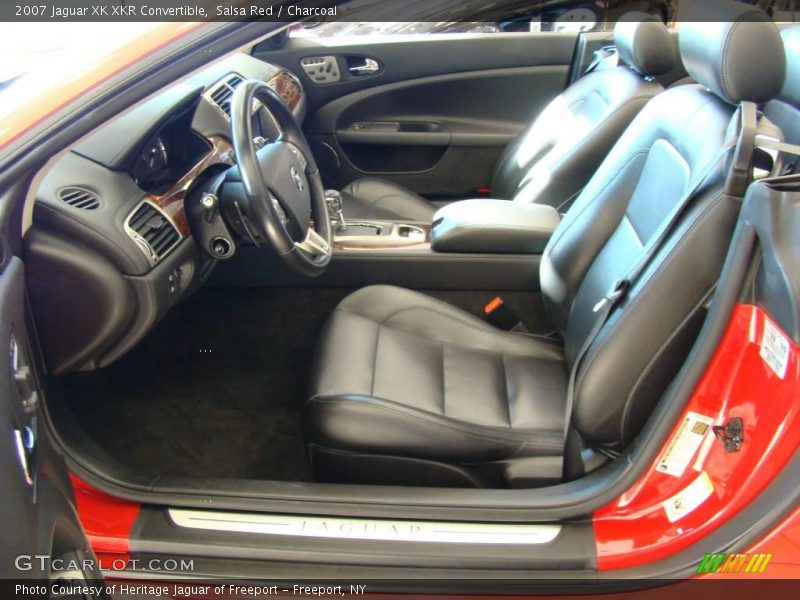 Salsa Red / Charcoal 2007 Jaguar XK XKR Convertible