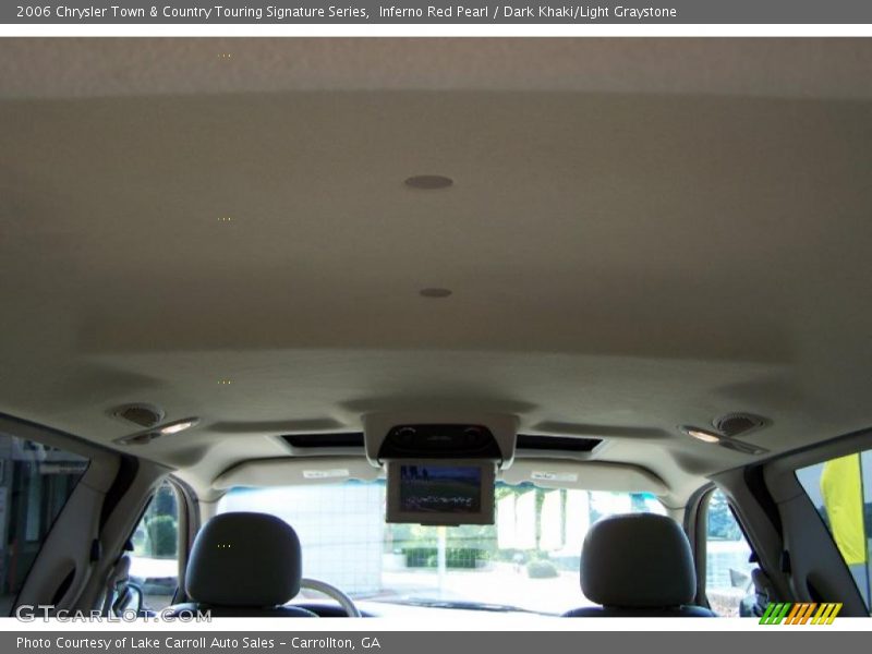 Inferno Red Pearl / Dark Khaki/Light Graystone 2006 Chrysler Town & Country Touring Signature Series