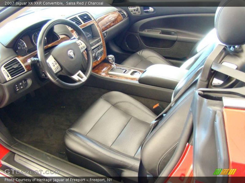 Salsa Red / Charcoal 2007 Jaguar XK XKR Convertible