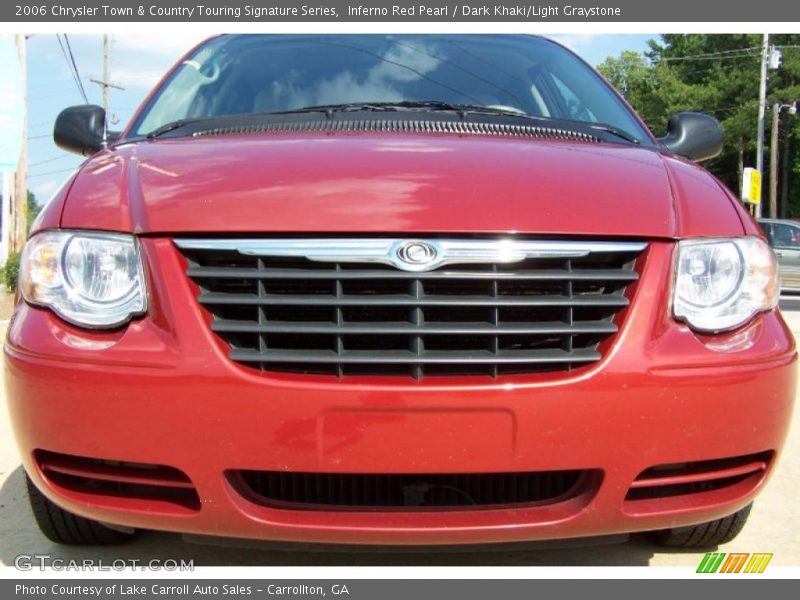 Inferno Red Pearl / Dark Khaki/Light Graystone 2006 Chrysler Town & Country Touring Signature Series