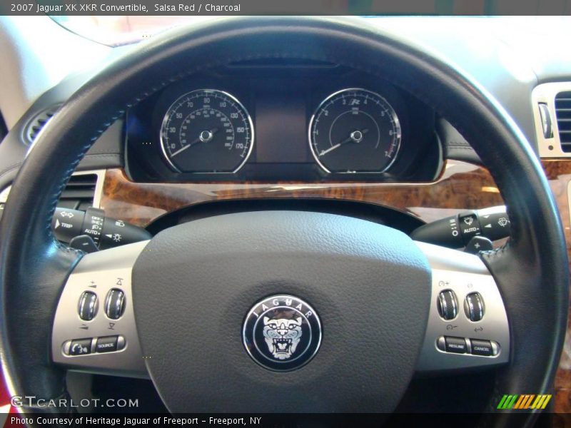 Salsa Red / Charcoal 2007 Jaguar XK XKR Convertible