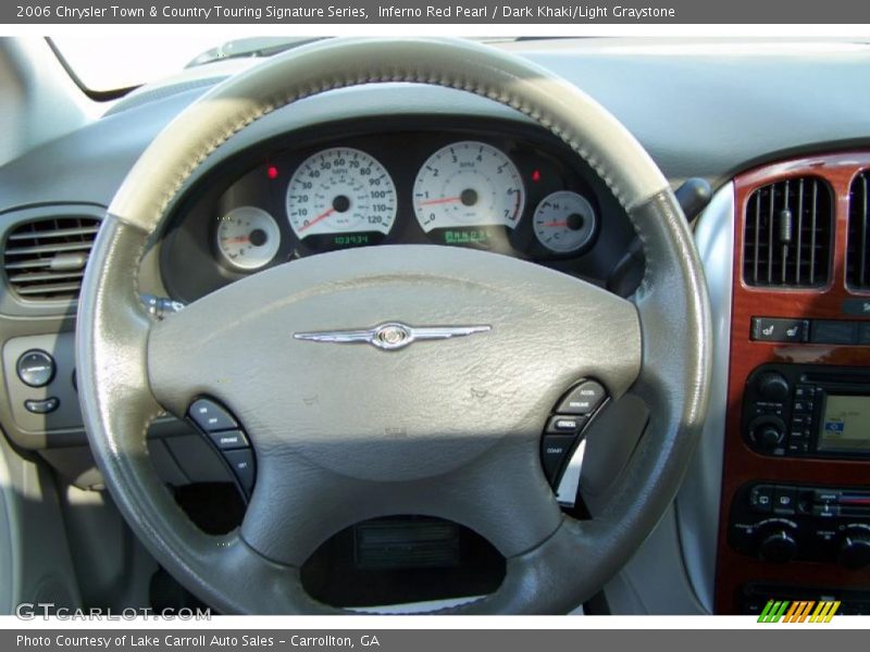 Inferno Red Pearl / Dark Khaki/Light Graystone 2006 Chrysler Town & Country Touring Signature Series