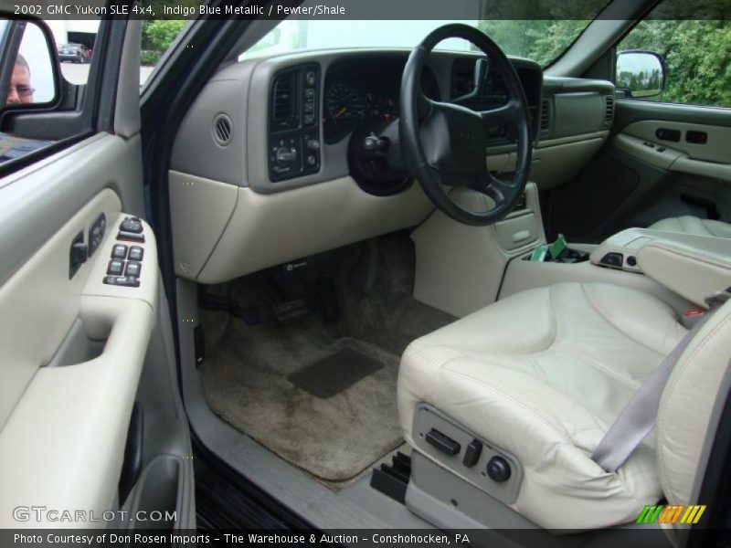 Indigo Blue Metallic / Pewter/Shale 2002 GMC Yukon SLE 4x4
