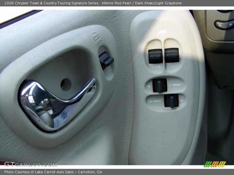 Inferno Red Pearl / Dark Khaki/Light Graystone 2006 Chrysler Town & Country Touring Signature Series