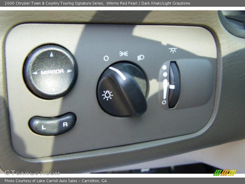 Inferno Red Pearl / Dark Khaki/Light Graystone 2006 Chrysler Town & Country Touring Signature Series