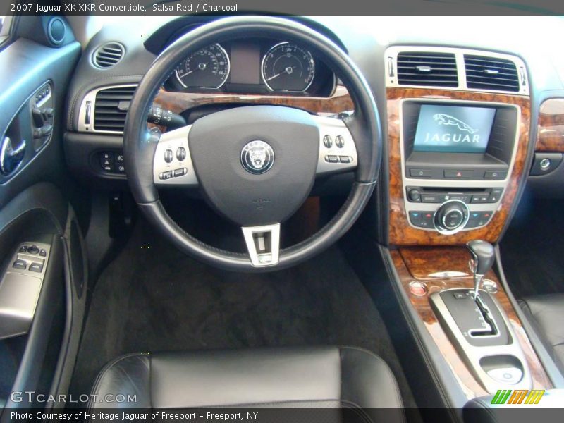 Salsa Red / Charcoal 2007 Jaguar XK XKR Convertible