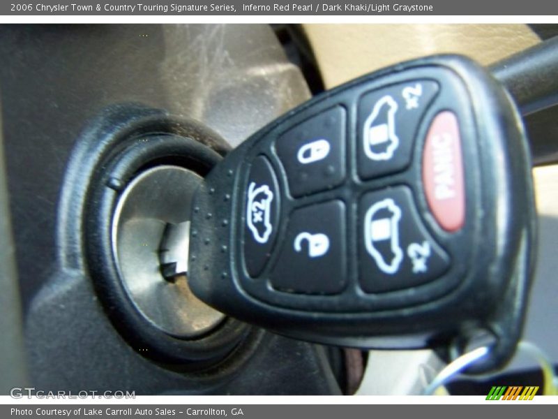 Inferno Red Pearl / Dark Khaki/Light Graystone 2006 Chrysler Town & Country Touring Signature Series